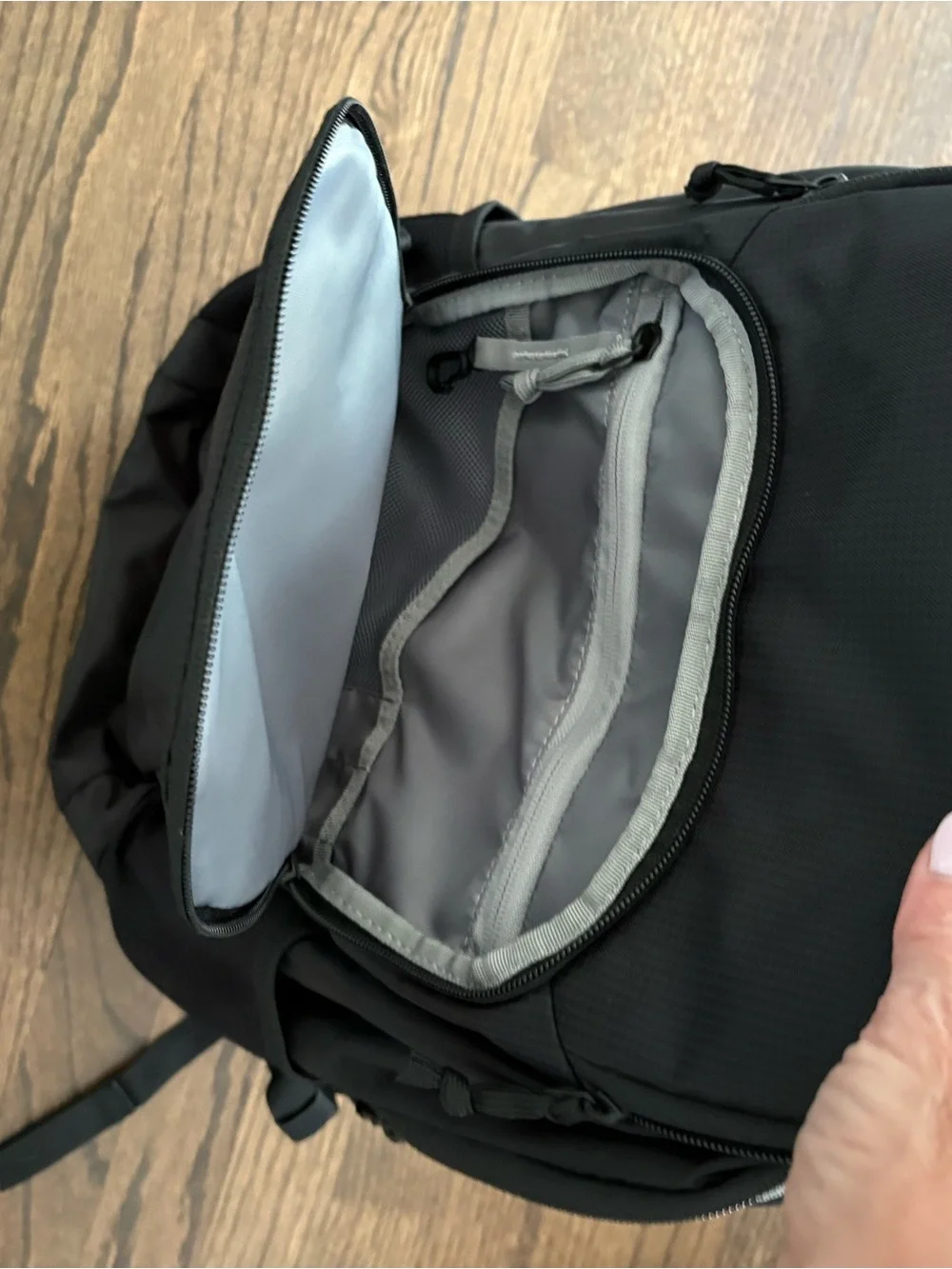 Thule Black Backpack with Stella Artois Patch